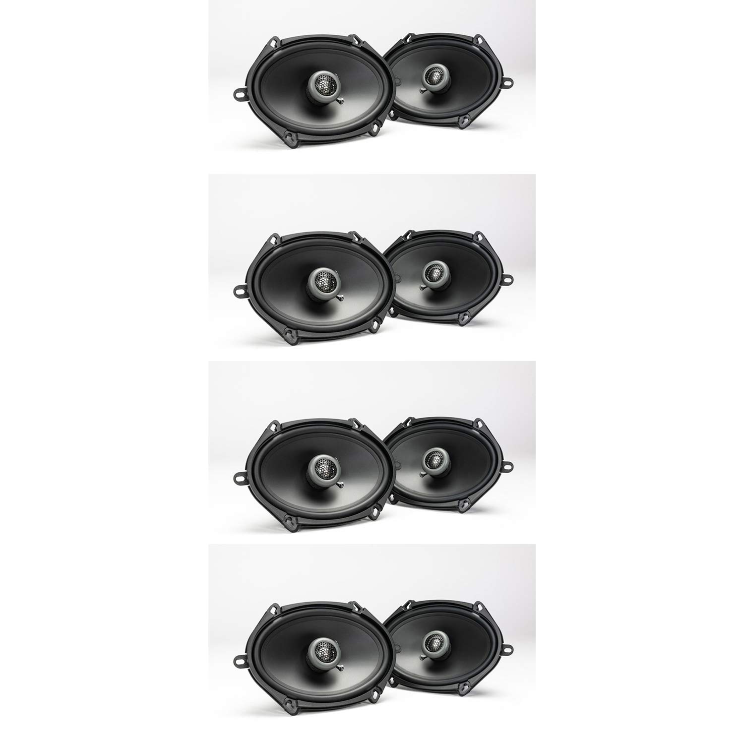 FKB168 MB Quart Formula 5x7 Inch / 6x8 Inch 2-Way Coaxial Car Audio Speakers (4 Pack) - Premium Sound for Trucks, SUVs & Custom Car Audio Systems