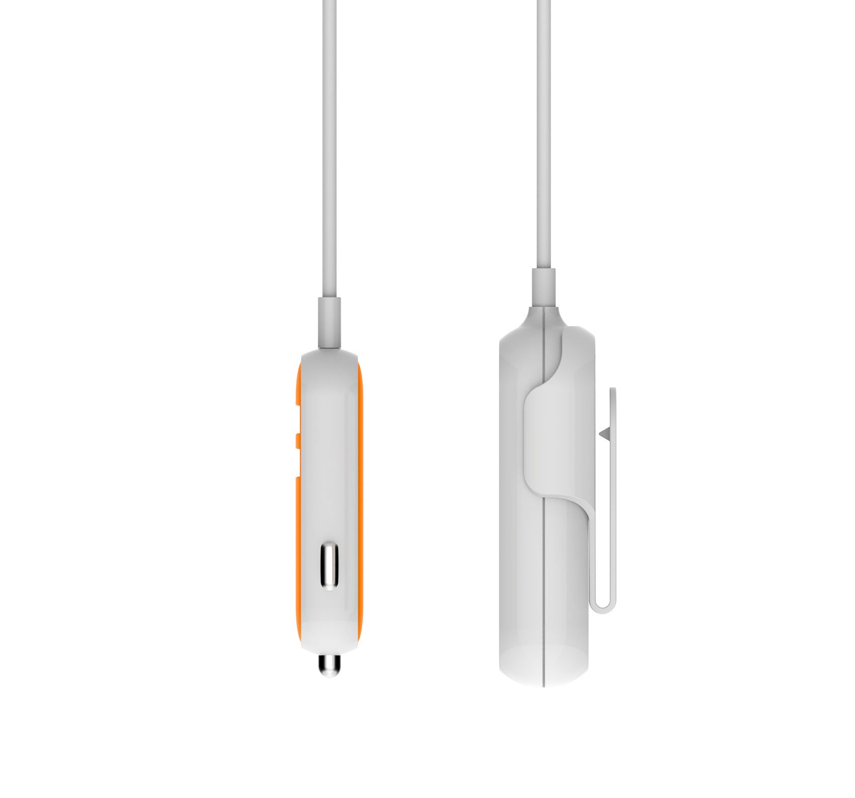 RapidX X5 Fast Car Charger with 5 USB Ports - Compatible with iPhone 15/14/13, Samsung Galaxy S23/S22, Android Devices - Quick Charge 3.0 - Orange - Perfect for Road Trips, Family Travel & Multi-Device Charging