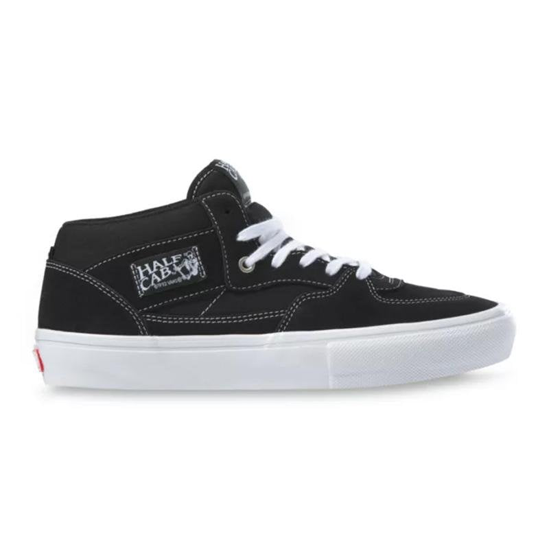 Vans Skate Half Cab Shoes - Black & White Skateboarding Sneakers for Men & Women | Durable & Comfortable for Street Skating, Casual Wear & Everyday Use
