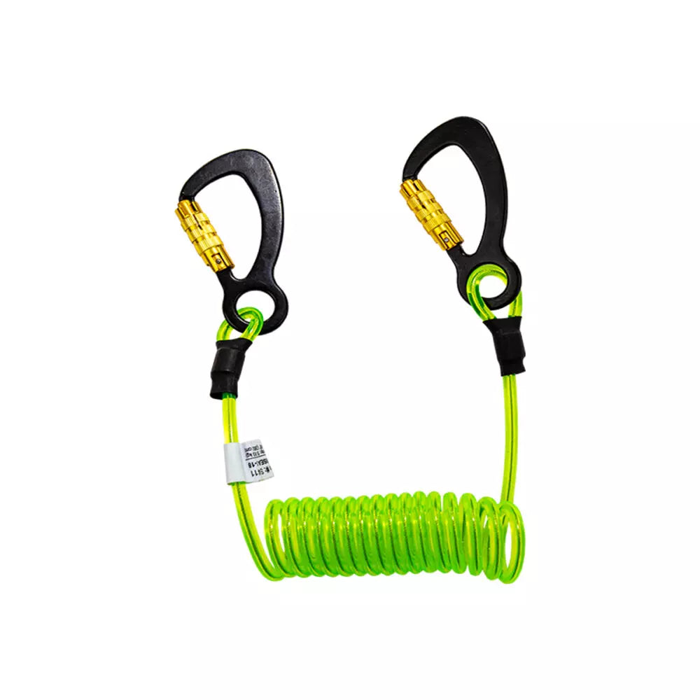 5 lb. Coil Tool Tether - Heavy Duty Safety Lanyard for Tools - Secure Wrenches, Drills & Equipment - Perfect for Construction, Roofing & DIY Projects