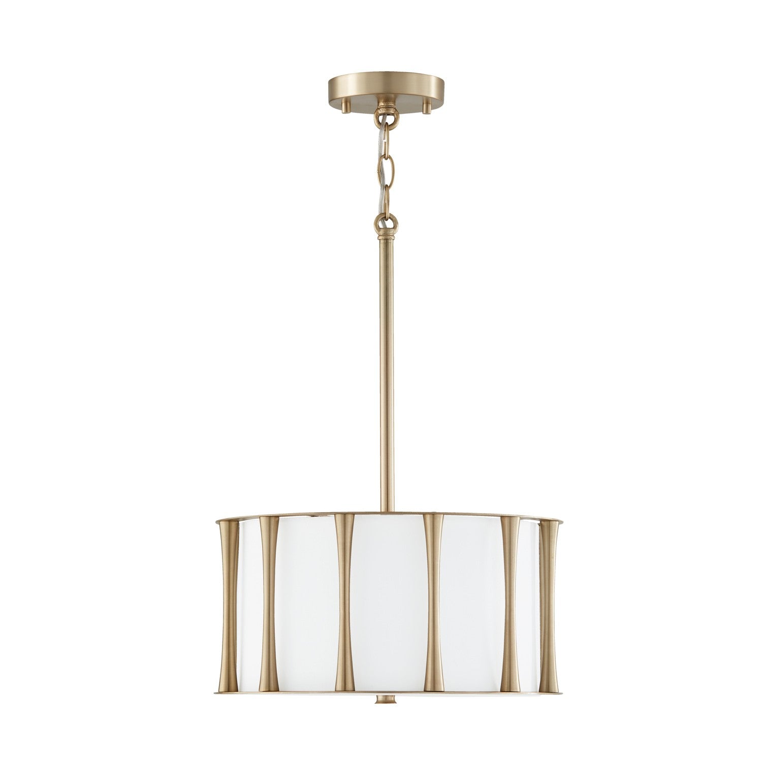 Capital Lighting Three Light Semi Flush Mount Ceiling Fixture - Modern Farmhouse Lighting for Bedroom, Kitchen & Dining Room