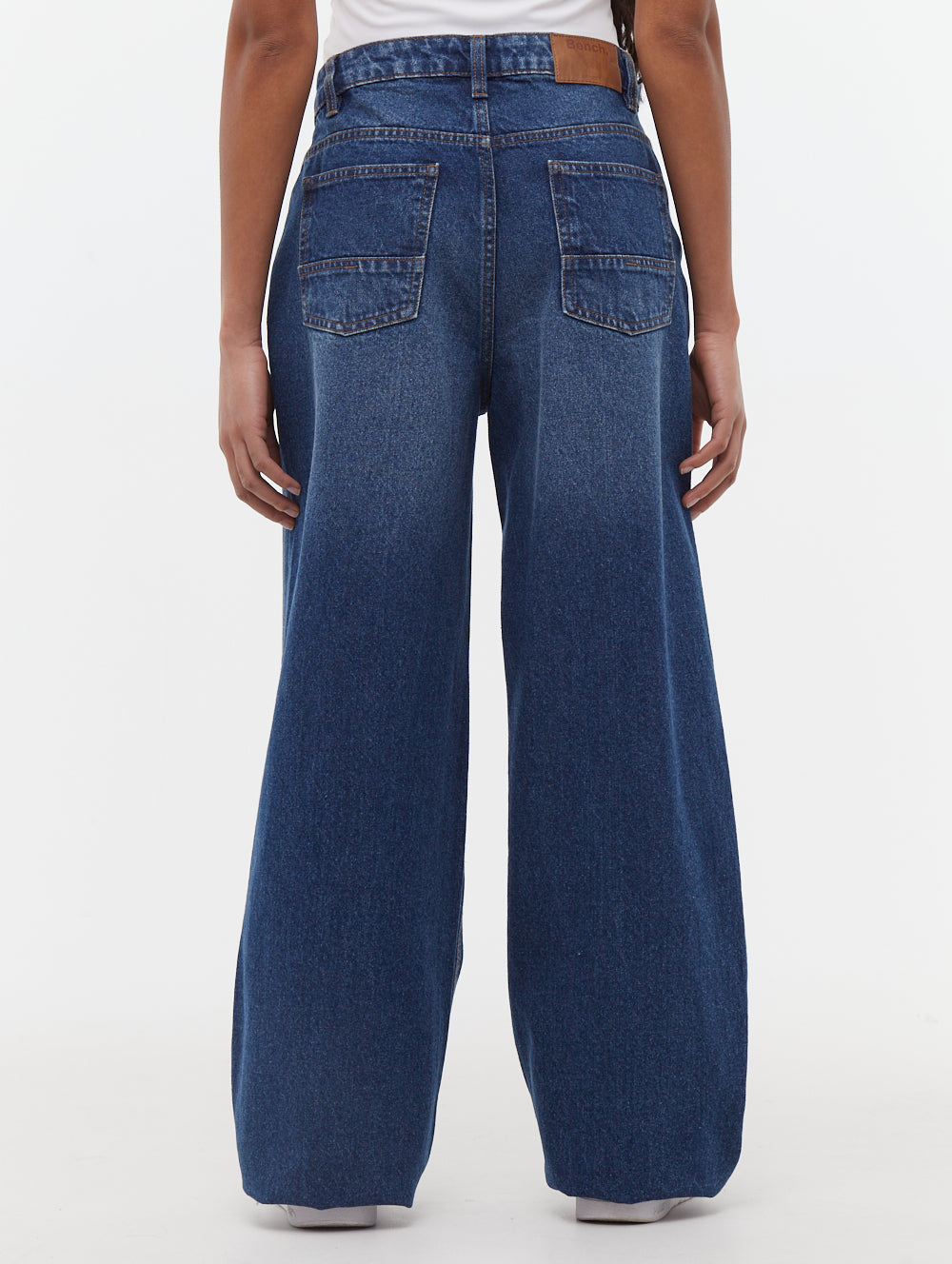 Maxina Women's High Waisted Wide Leg Jeans - Comfortable Stretch Denim Pants for Casual & Office Wear