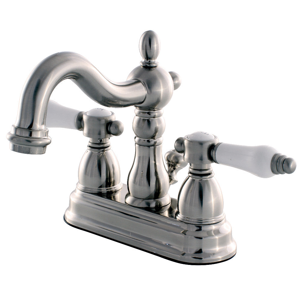 Kingston Brass KB1608BPL 4-Inch Centerset Bathroom Faucet - Polished Brass Finish for Vanity Sink - Perfect for Bathroom Remodeling & Home Upgrade