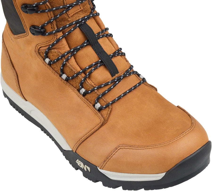45NRTH Oland Cycling Boots for Women - Waterproof Winter Bike Shoes, Size 37 (US 6.5), Tan - Perfect for Cold Weather Commuting & Mountain Biking