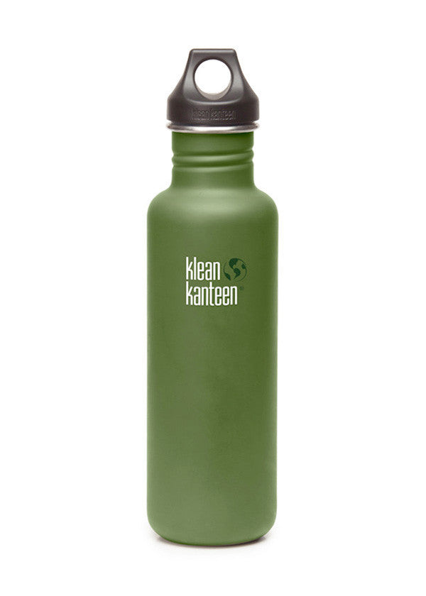 **Klean Kanteen Classic 27oz (800mL) Stainless Steel Water Bottle - Leakproof, BPA-Free, Eco-Friendly for Hiking, Gym & Everyday Use**
