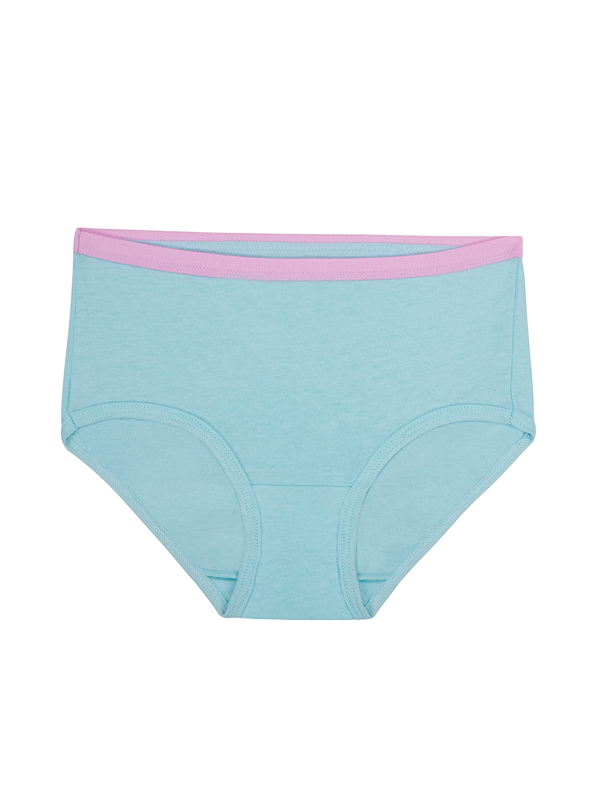 Fruit of the Loom Girls' Cotton Brief Underwear Multipack - Soft Comfortable Underwear for Everyday Wear, School & Playtime
