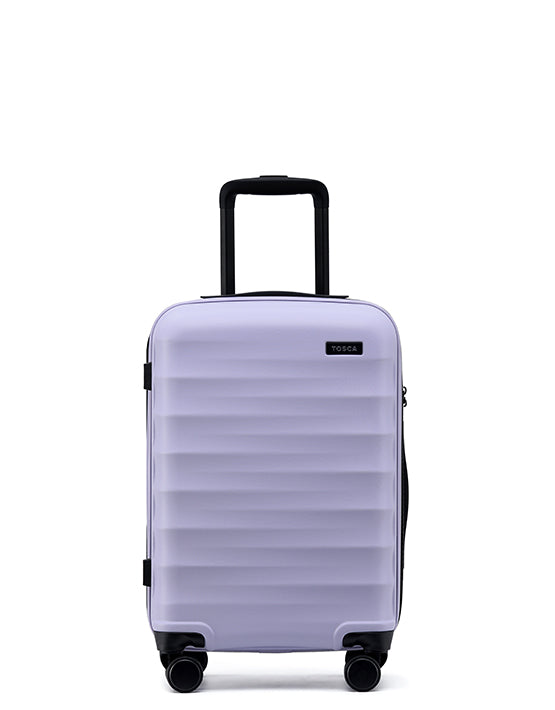 Tosca Interstellar 2.0 20 Inch Small Carry On Spinner Suitcase Lavender - Perfect for Air Travel, Weekend Getaways & Business Trips
