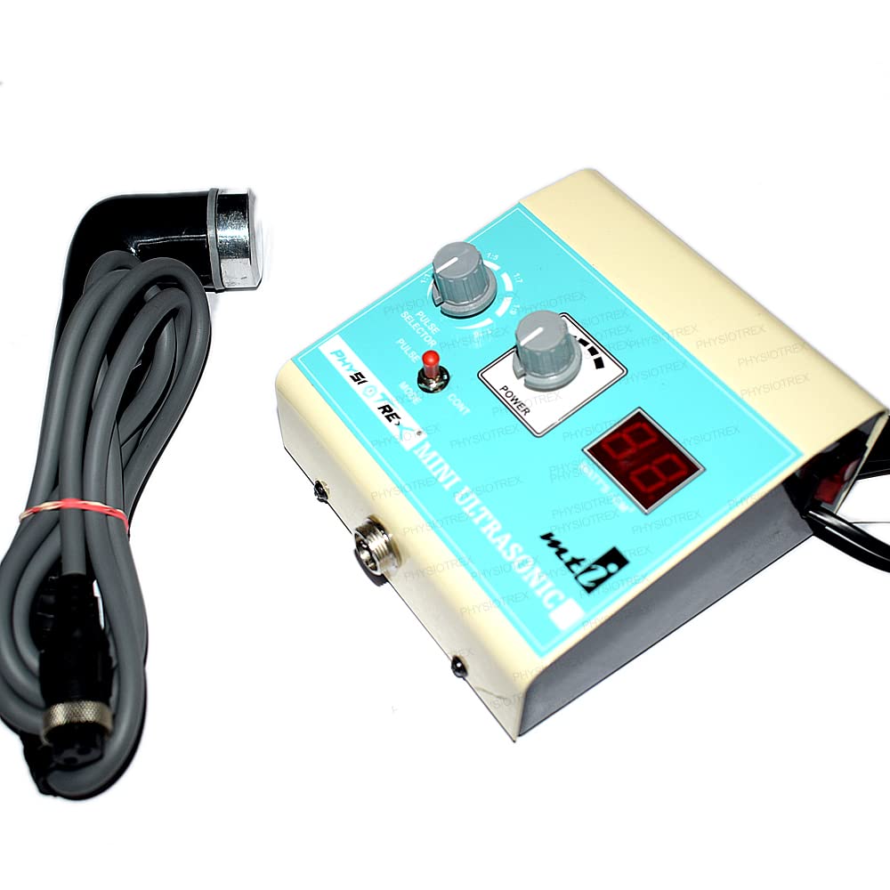 PHYSIOTREX® Professional Ultrasound Therapy Machine - Portable Mini Ultrasonic Physical Therapy Device for Pain Relief & Muscle Recovery - Ideal for Home, Clinic & Sports Injury Rehabilitation