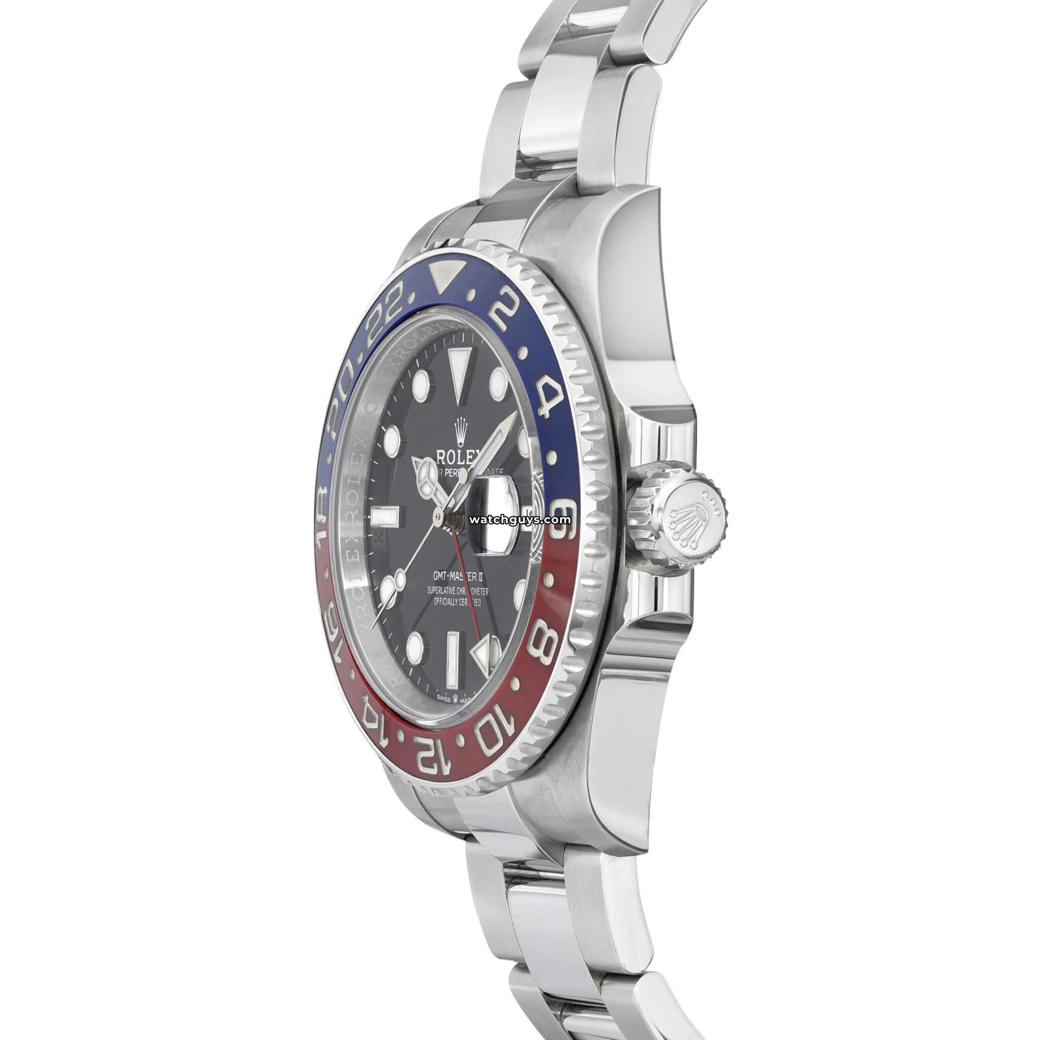 Rolex GMT Master II 126710BLRO Pepsi Oyster Watch - Luxury Stainless Steel Men's Timepiece with Blue & Red Bezel - Perfect for Travel, Business & Collectors