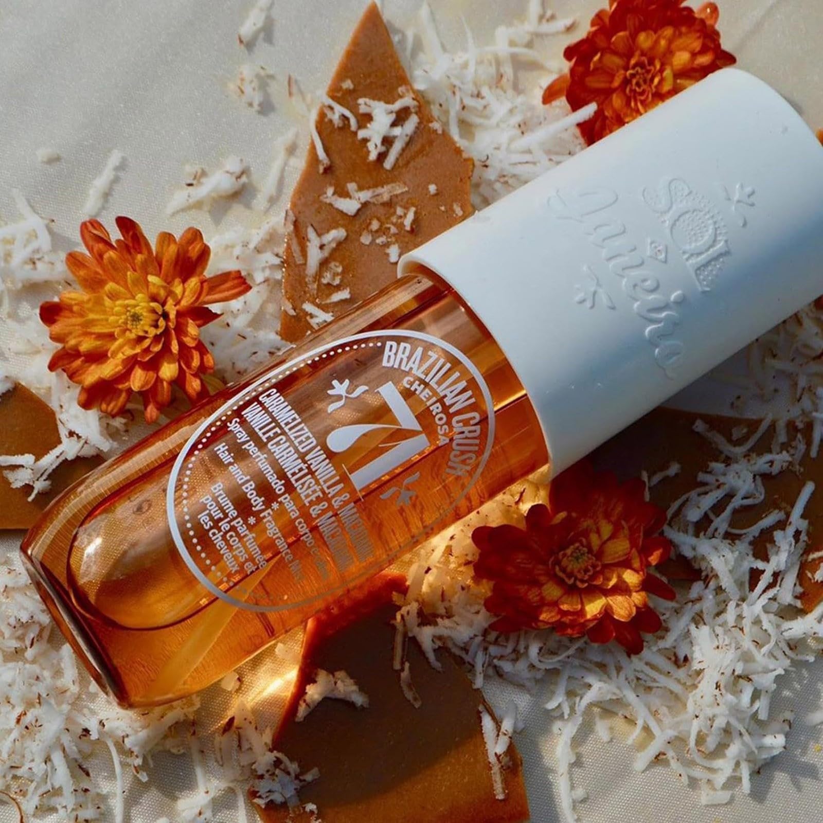 Brazilian Crush Body Mist for Women - Long Lasting Fruity Fragrance Spray for Hair & Skin, Hydrating Moisturizer | Perfect for Daily Use, Gym, Work & Date Night