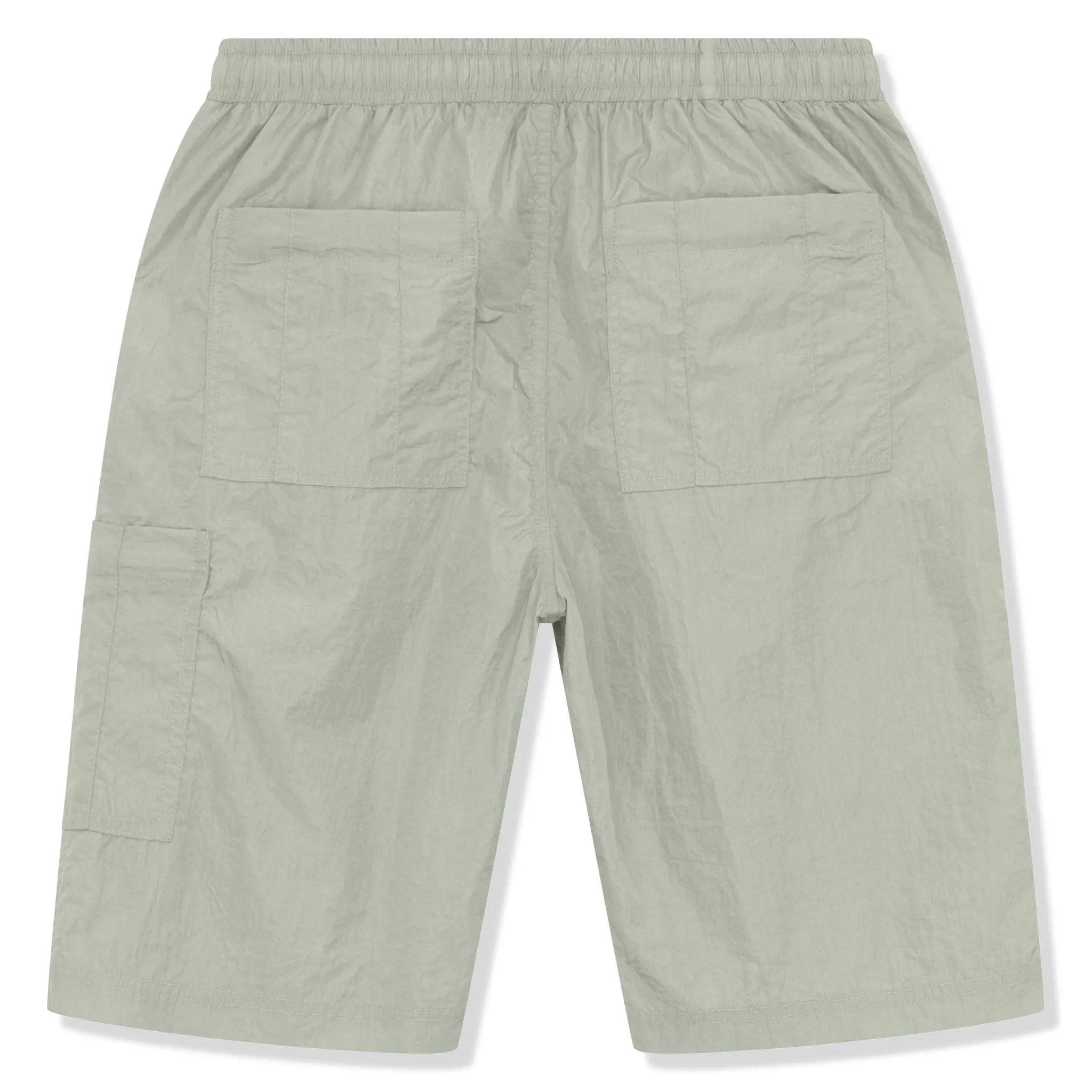 SIARR Women's Crinkle Mint Shorts - High Waisted Casual Summer Shorts for Outdoor Activities, Beach, and Travel