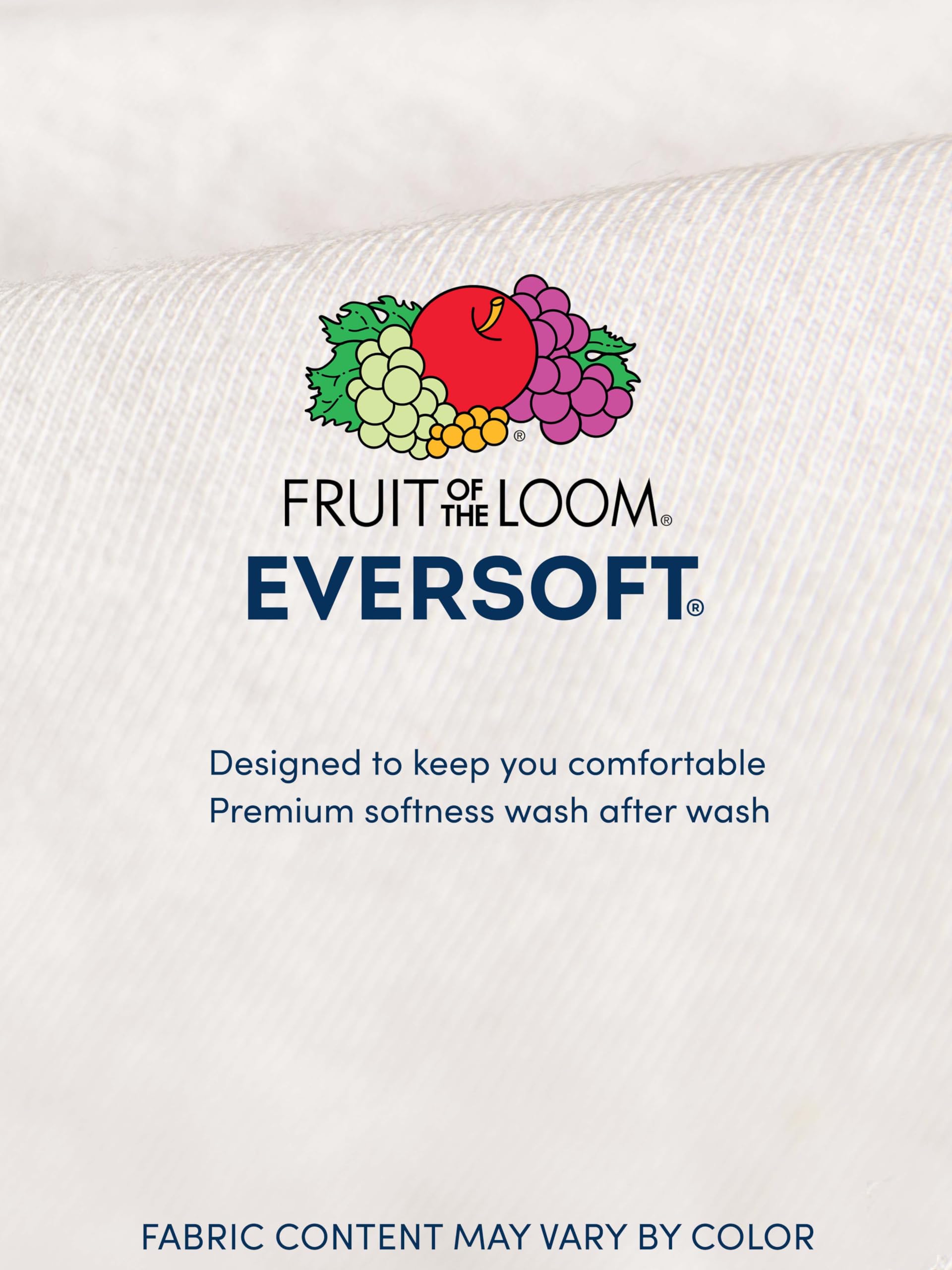 Fruit of the Loom Men's Comfort Stretch Short Sleeve T-Shirt - Soft Cotton Casual Tee for Everyday Wear, Gym & Outdoor Activities