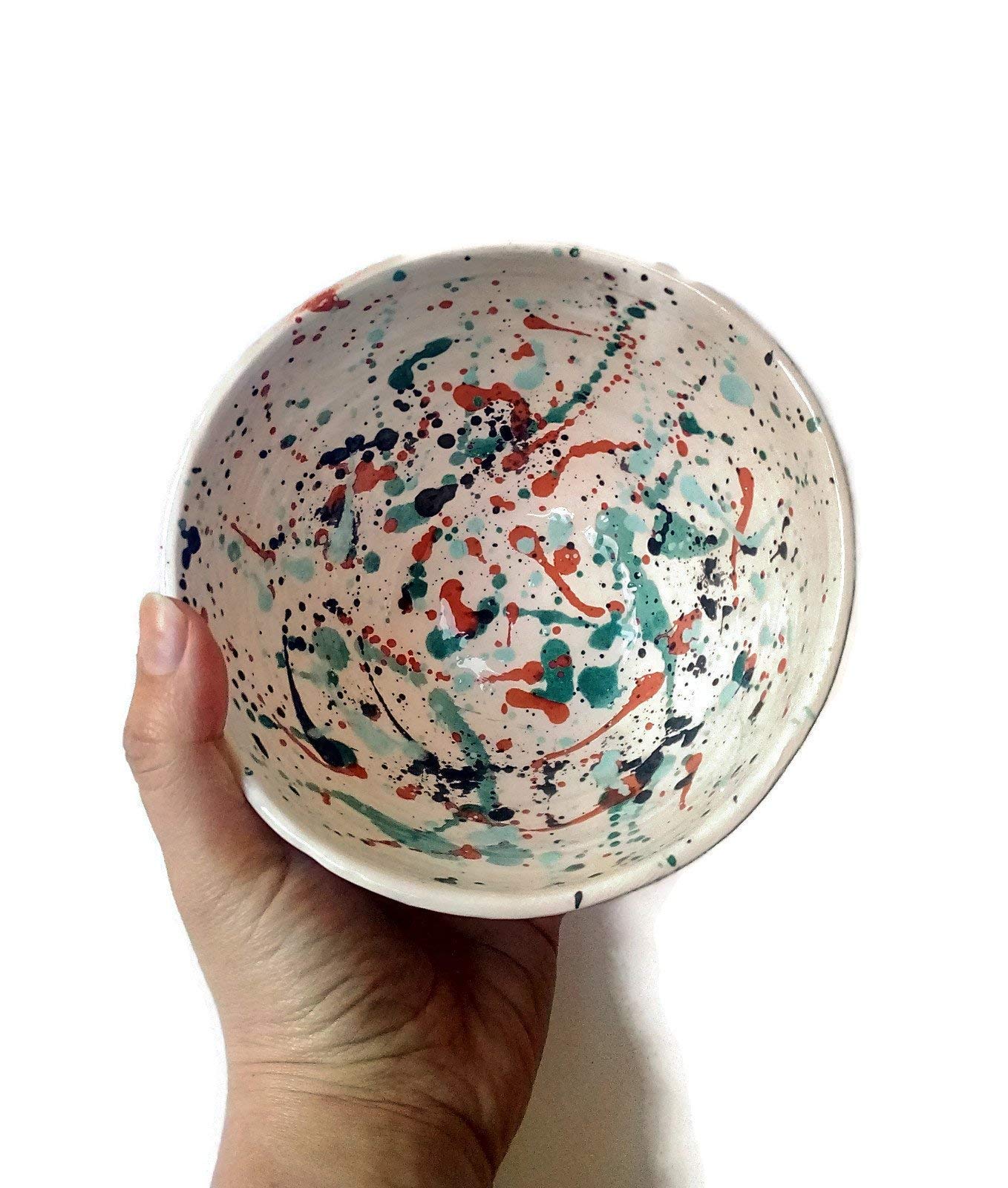Handmade Pottery Bowls - Ceramic Kitchen & Home Decor Accessories for Breakfast, Dining & Table Setting