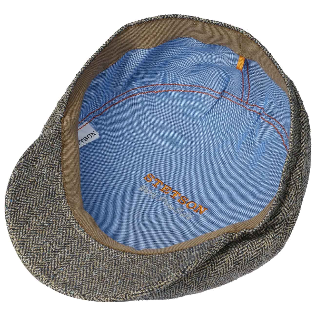 Stetson Belfast Silk Flat Cap for Men - Classic Irish Style Ivy Hat for Casual & Formal Wear - Perfect for Weddings, Golf, and Outdoor Events