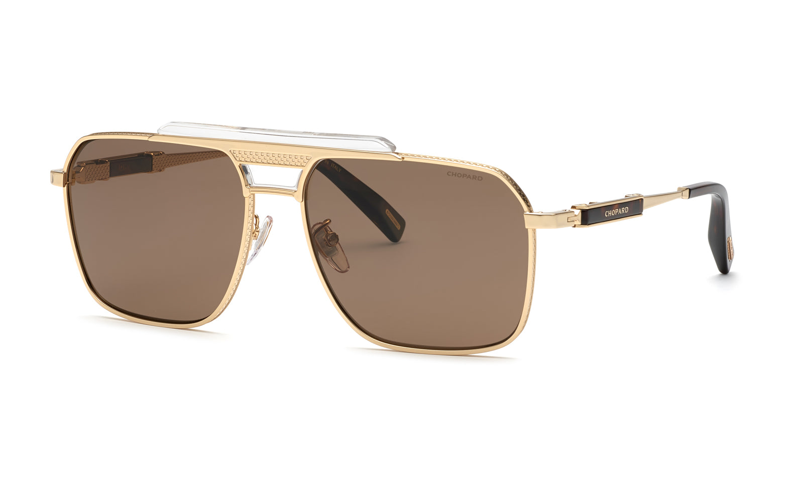 Shiny Rose Gold/Brown Polarised