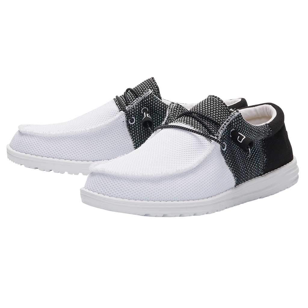 Hey Dude Men's Wally Lace-Up Loafers - Comfortable Lightweight Casual Shoes for Men | Perfect for Walking, Travel & Everyday Wear