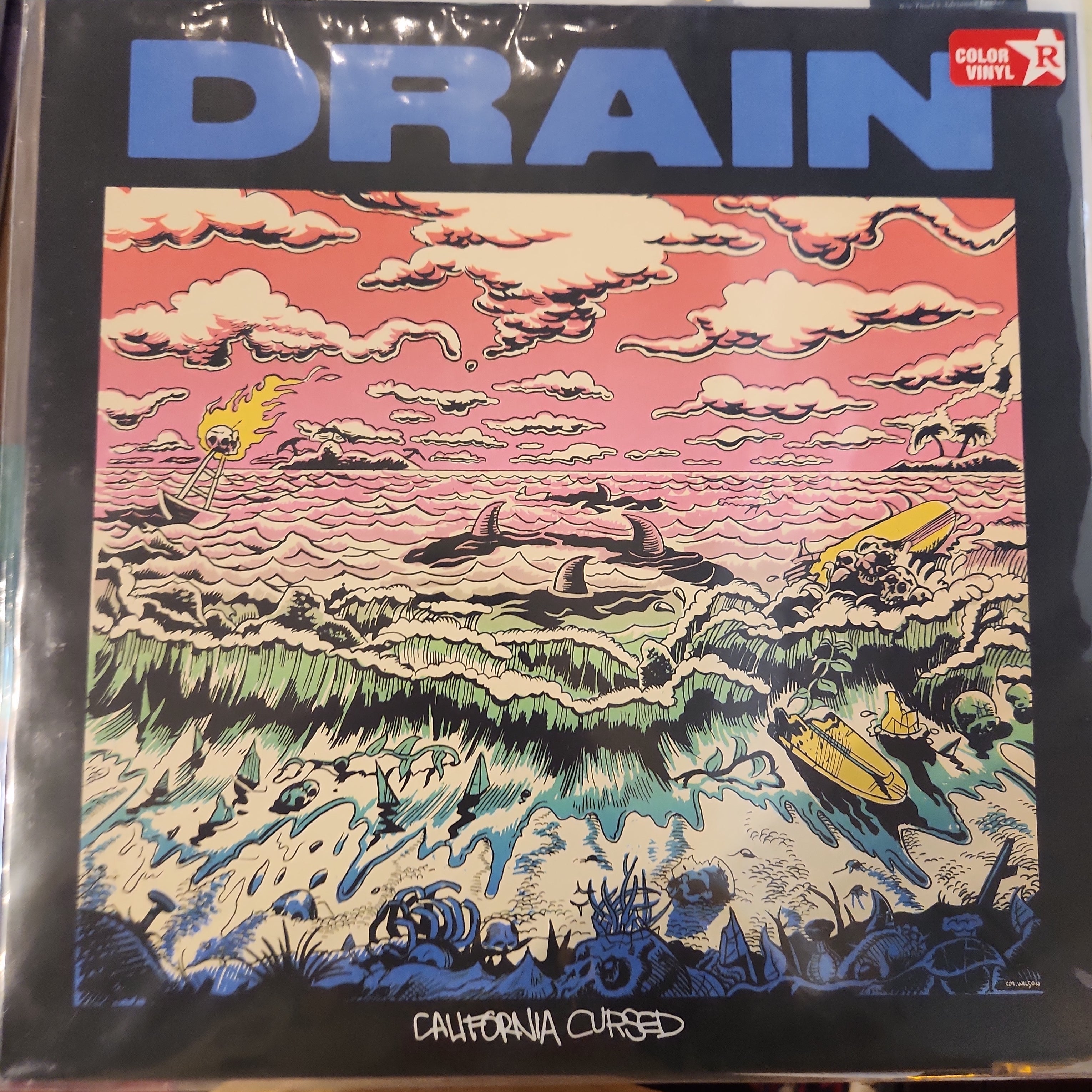 California Cursed Vinyl LP - Limited Edition Drain Album | Punk Rock Music for Collectors & Fans | Perfect for Home Listening & Gifts