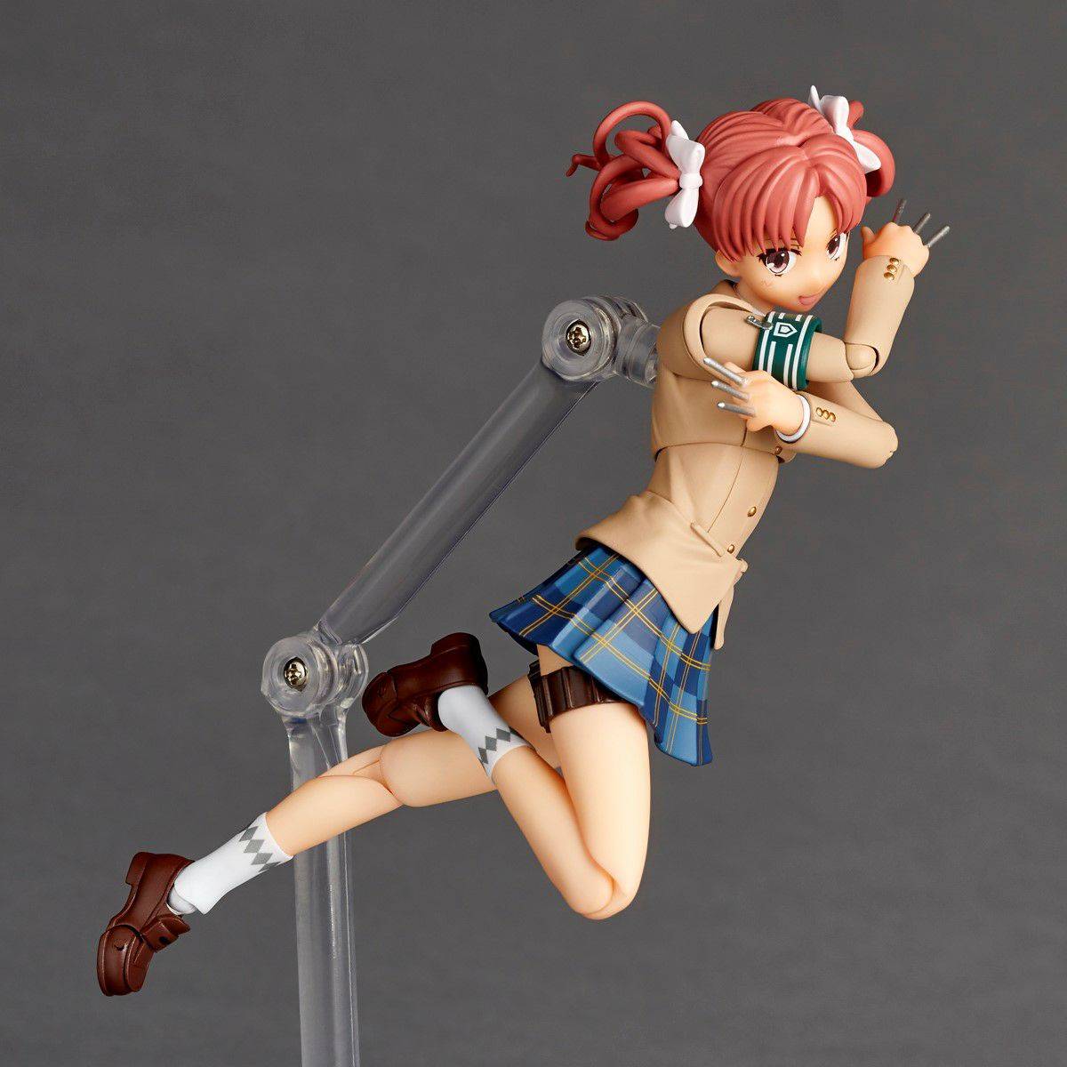 Amazing Yamaguchi Revoltech Action Figure - Shirai Kuroko Winter Uniform Ver. (NR045) | Highly Articulated Collectible for Anime Fans | Perfect for Display, Photography, and Cosplay Inspiration