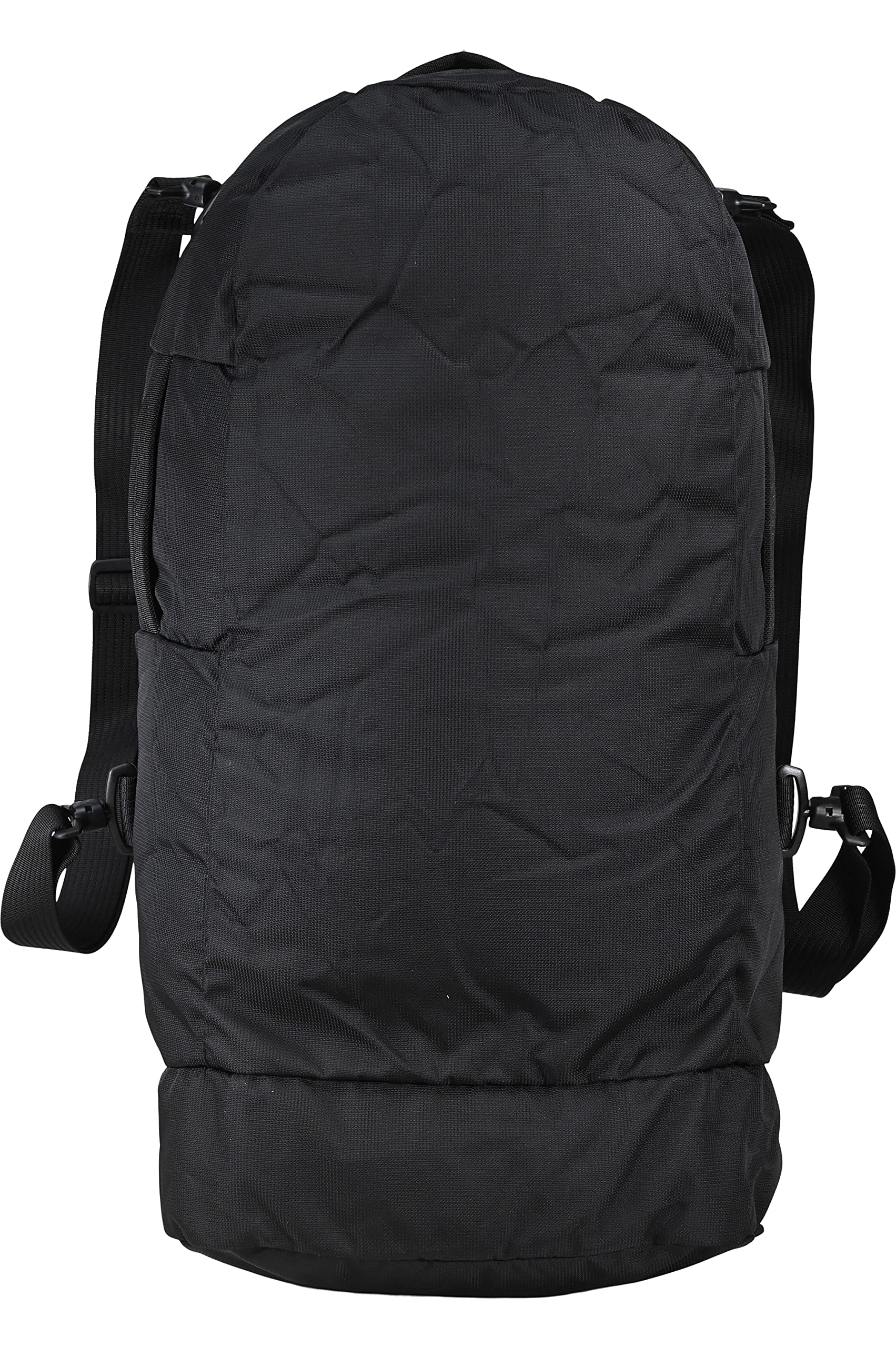 Mystery Ranch Mission Stuffel 30L Convertible Duffle Backpack - Waterproof Travel Pack for Hiking, Camping & Airplane Carry-On (Black) - Perfect for Outdoor Adventures & Business Trips
