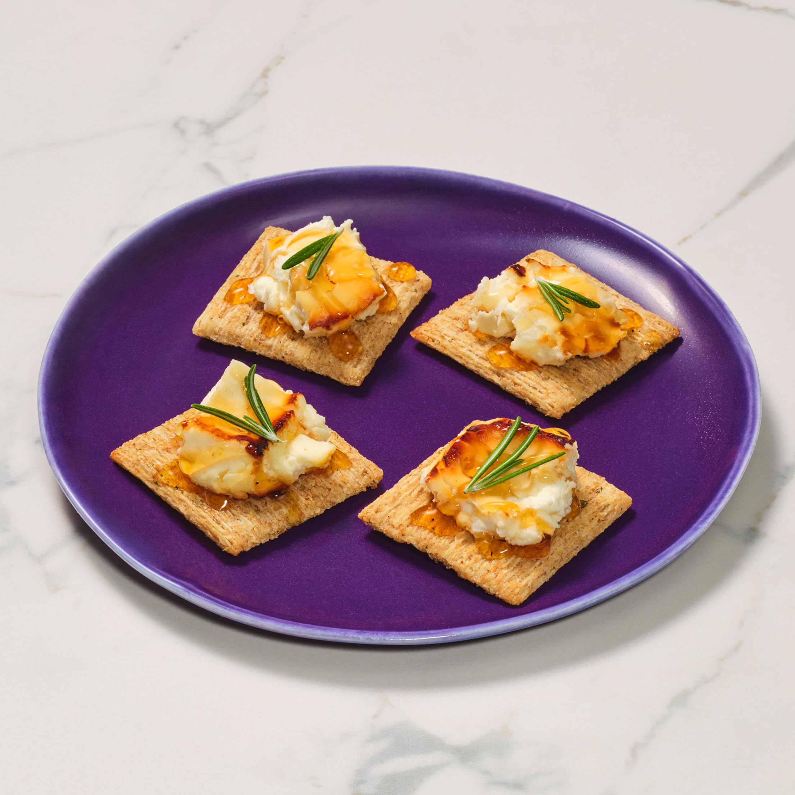 Triscuit Rosemary & Olive Oil Whole Grain Wheat Crackers - Healthy Lunch Snacks, Bulk Family Size (6 Pack, 12.5 oz Boxes) - Perfect for Office, School & Picnic Snacking