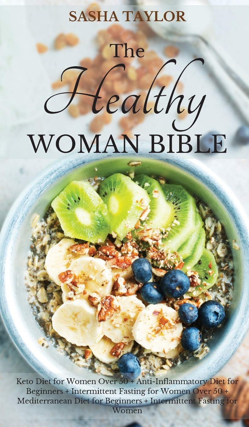Keto & Mediterranean Diet Books for Women Over 50 - Weight Loss & Healthy Living Guide
