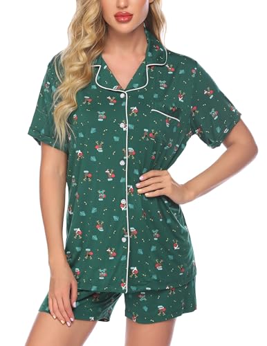 Green Christmas Deer
