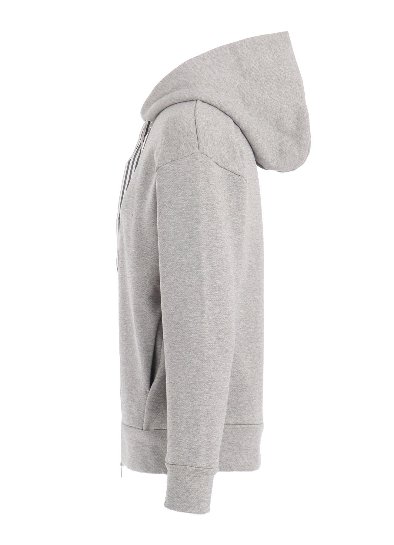 Cozy Cotton Fleece Hoodie with Striped Ribbon Trim - Perfect for Casual Wear, Loungewear & Outdoor Activities