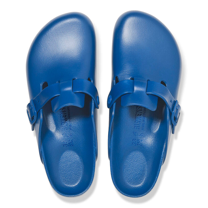 Birkenstock Boston Essentials EVA Clogs for Men & Women - Comfortable Slip-On Shoes in Navy Blue | Perfect for Home, Garden, and Casual Wear