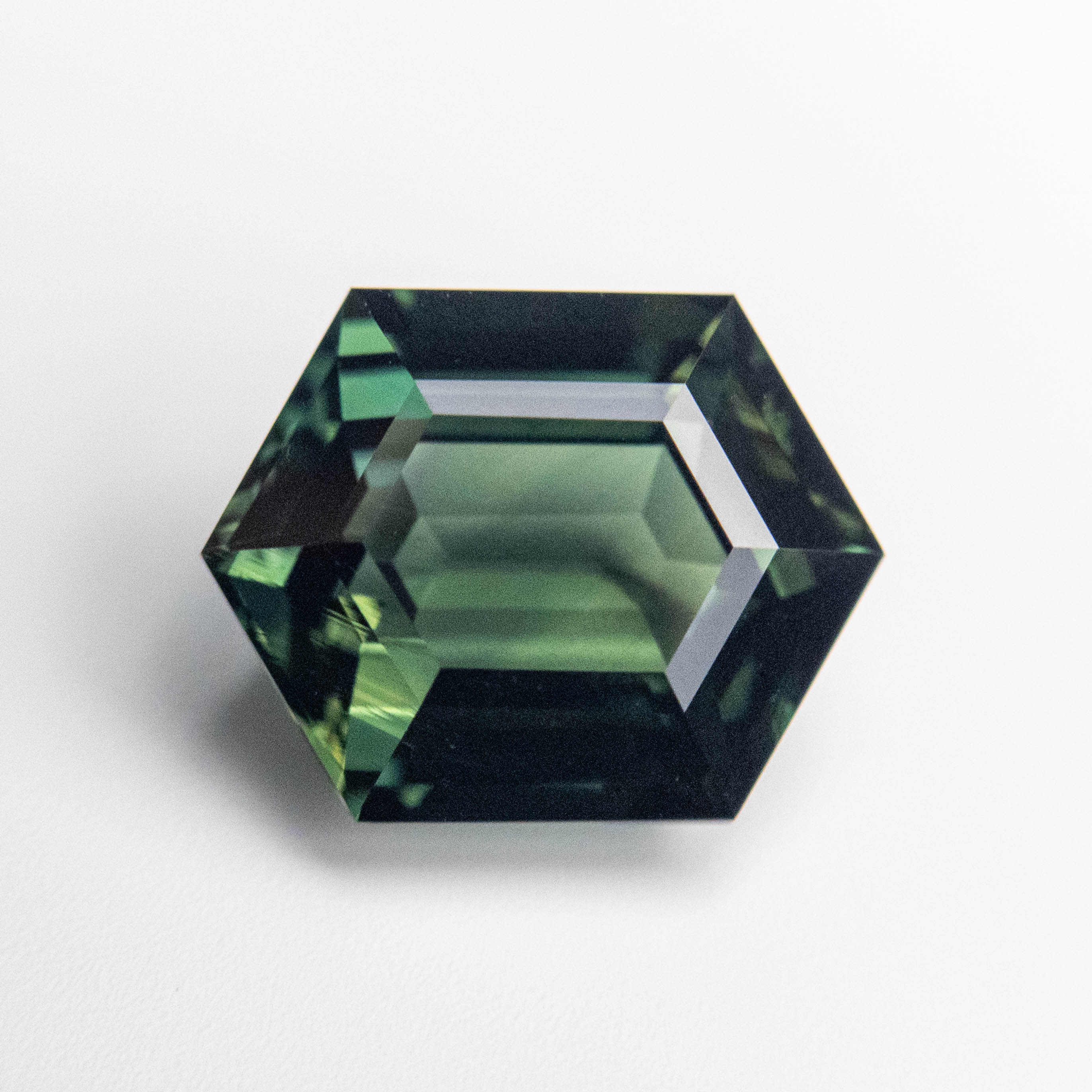 2.54ct Natural Hexagon Step Cut Blue Sapphire Gemstone - 9.25x7.22x4.34mm for Engagement Rings & Fine Jewelry Making (Item#22312)
