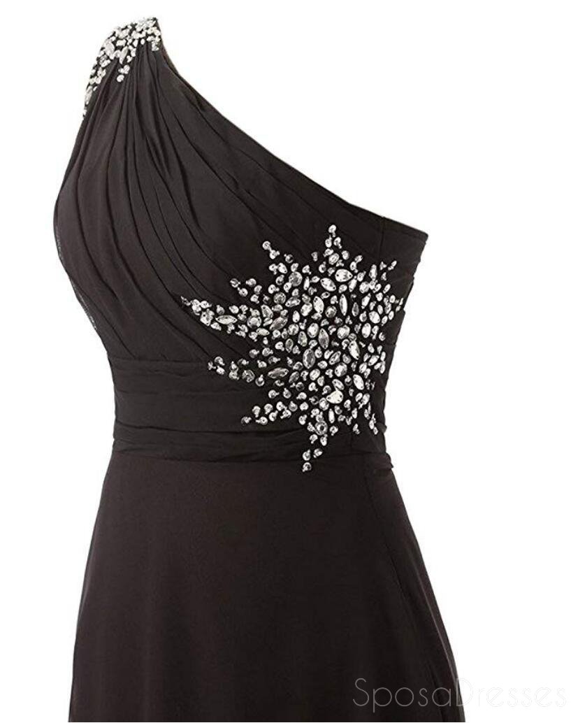 Elegant One Shoulder Beaded Chiffon Ombre Long Evening Prom Dress for Women | Sweet 16 Dresses | Perfect for Formal Events, Homecoming, Quinceañera & Special Occasions