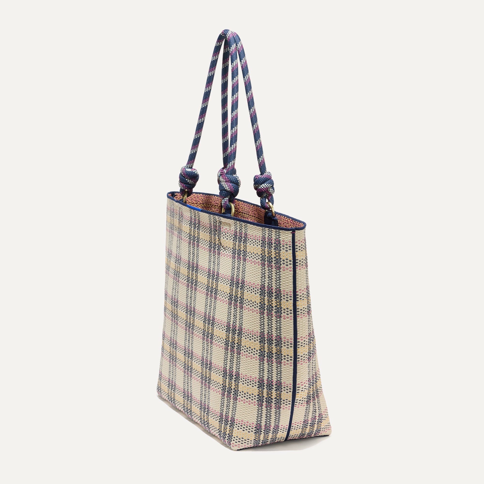 Stylish Lightweight Plaid Tote Bag for Women - Perfect for Spring Shopping, Beach Trips & Everyday Use