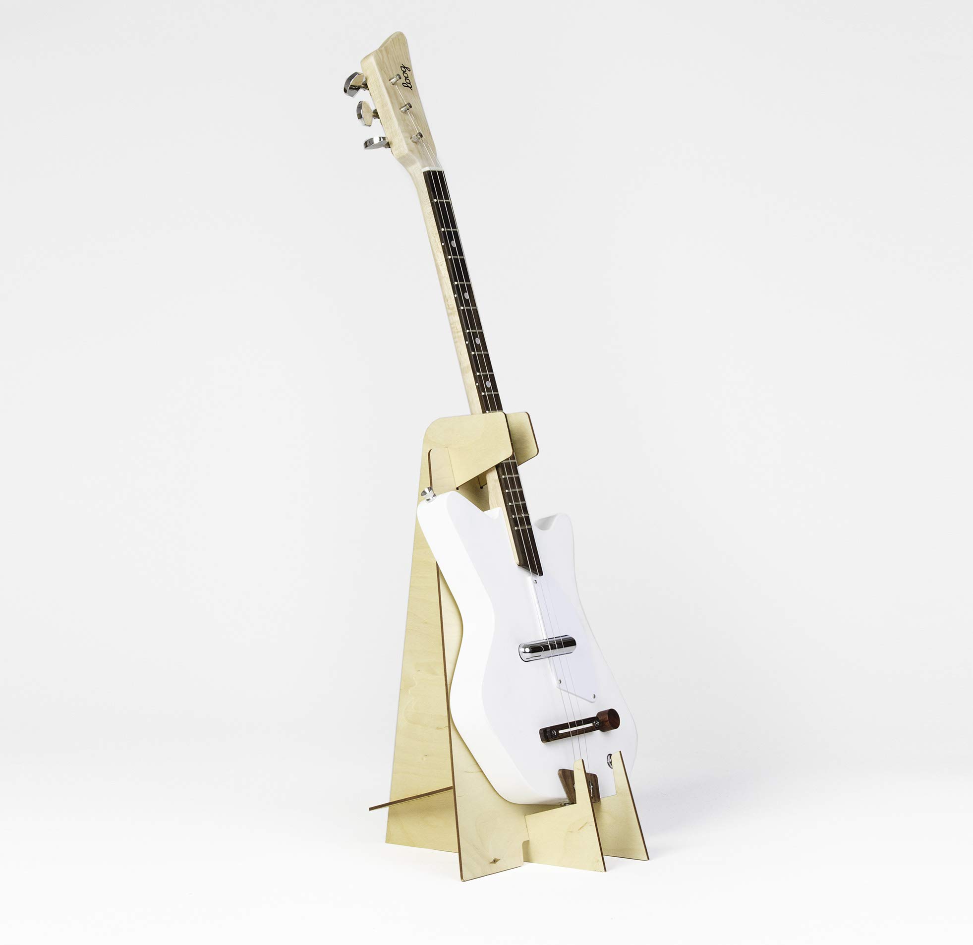Loog Guitar Stand - Adjustable & Portable Acoustic Guitar Holder for Kids & Adults - Perfect for Home, Studio, and Travel Use