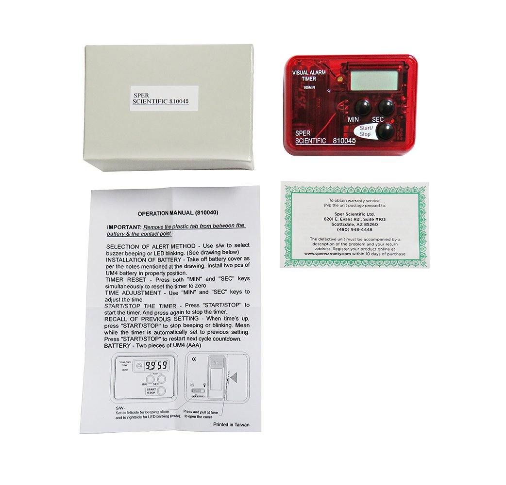 Continuous Alarm Timer - Digital Countdown Timer with Loud Alarm for Kitchen, Gym & Study | Rechargeable & Portable