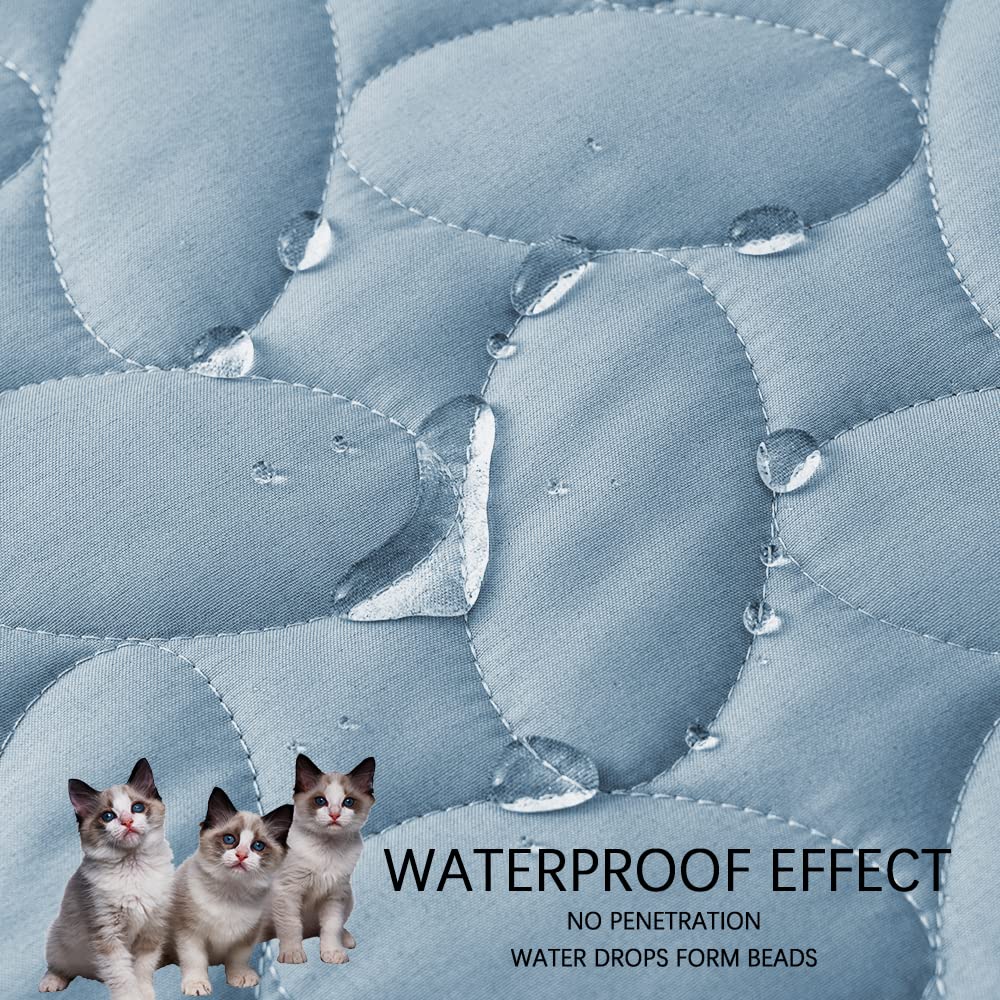 Ameritex Waterproof Pet Bed Cover - Soft Dog Blanket for Sofa, Furniture & Crate Protector | Washable, Non-Slip, Scratch-Resistant | Perfect for Indoor Dogs, Cats & Pets (New Pattern Design)