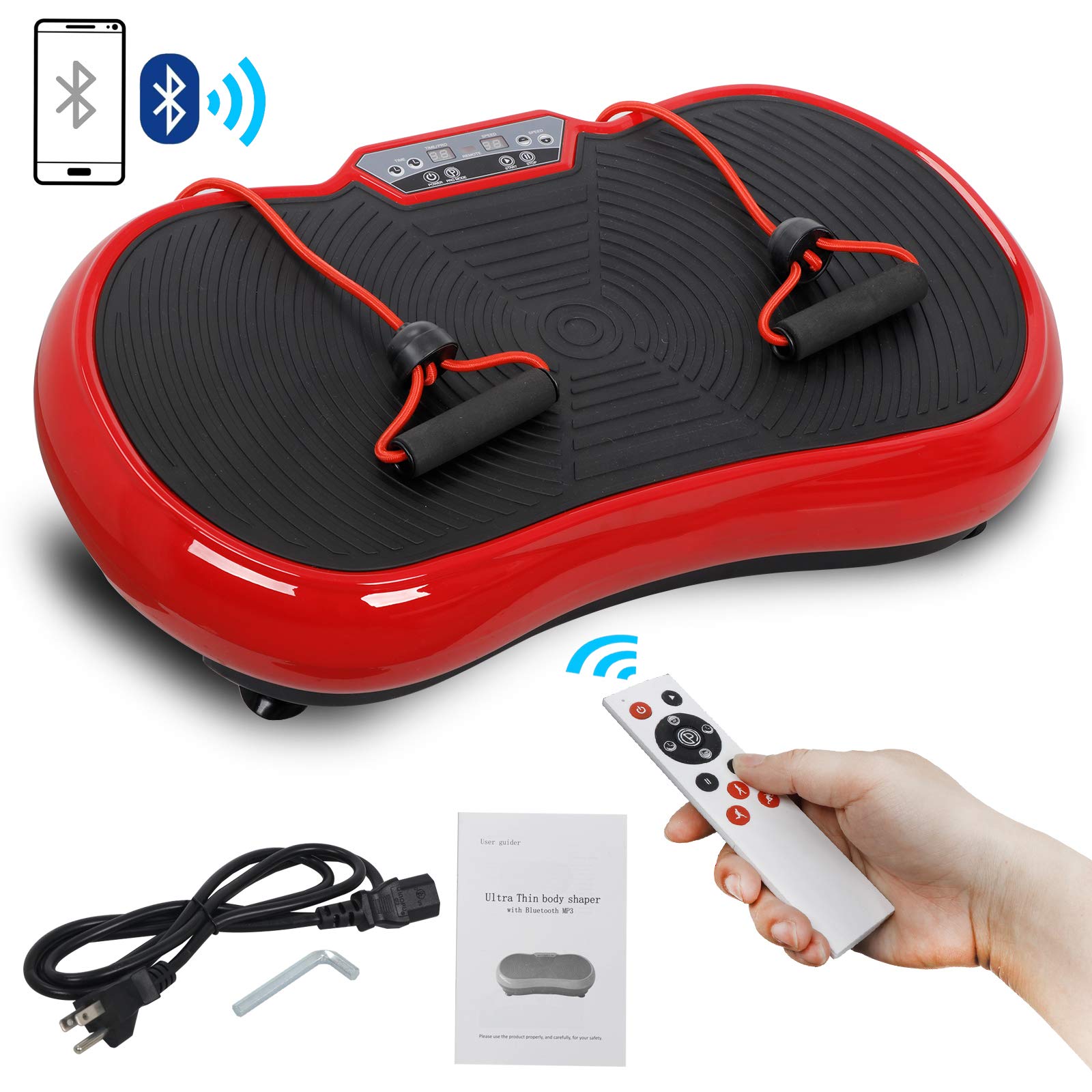 ZENY Vibration Plate Exercise Machine - Full Body Workout Platform for Weight Loss, Muscle Toning & Home Fitness | Portable Vibration Trainer for Home Gym, Wellness & Recovery
