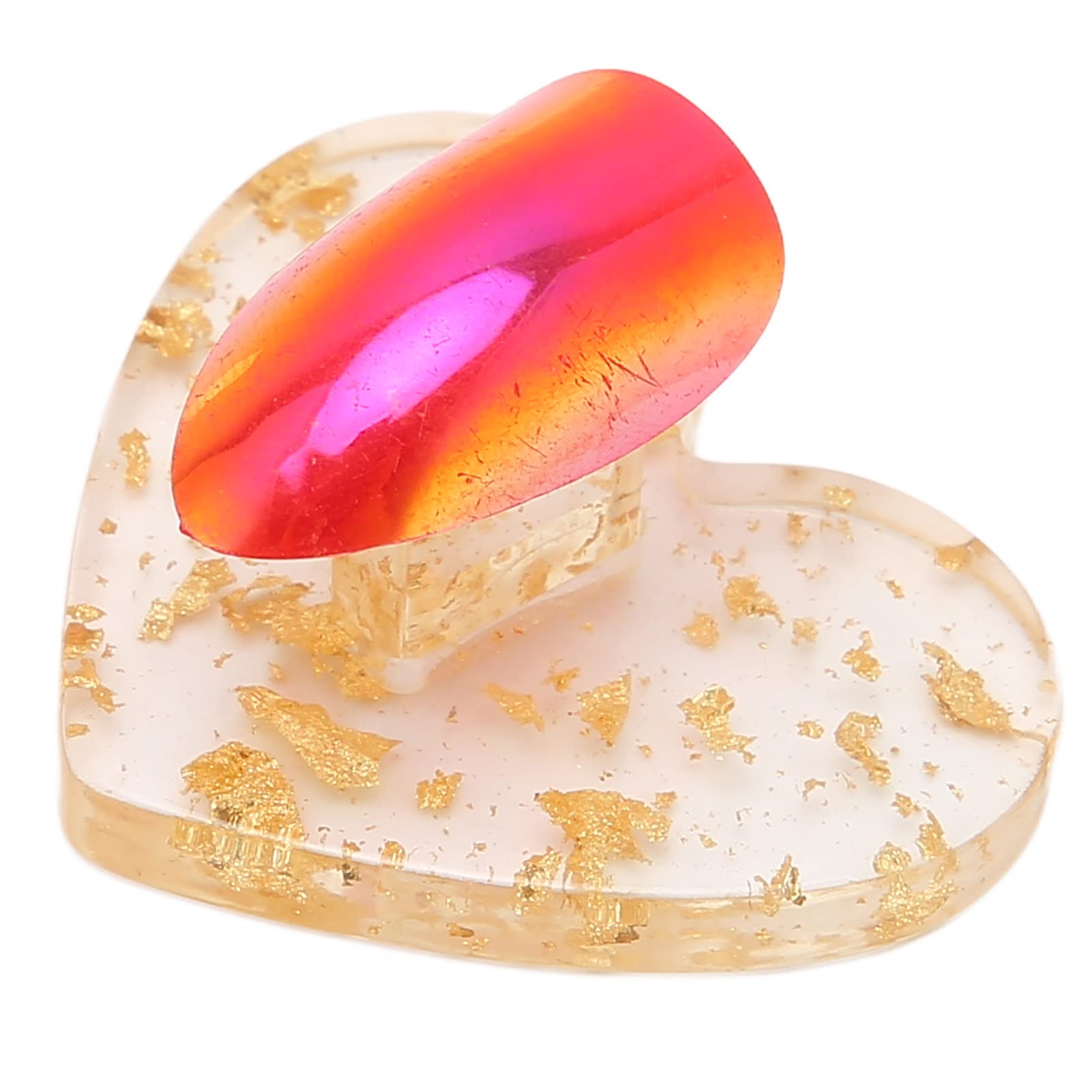 Ubersweet® Portable Nail Stand - Round Nail Art Practice Holder for Nail Technicians & Students | Comfortable Grip, Exquisite Design | Perfect for Nail Salons, Art Schools & Home Manicures (#1)
