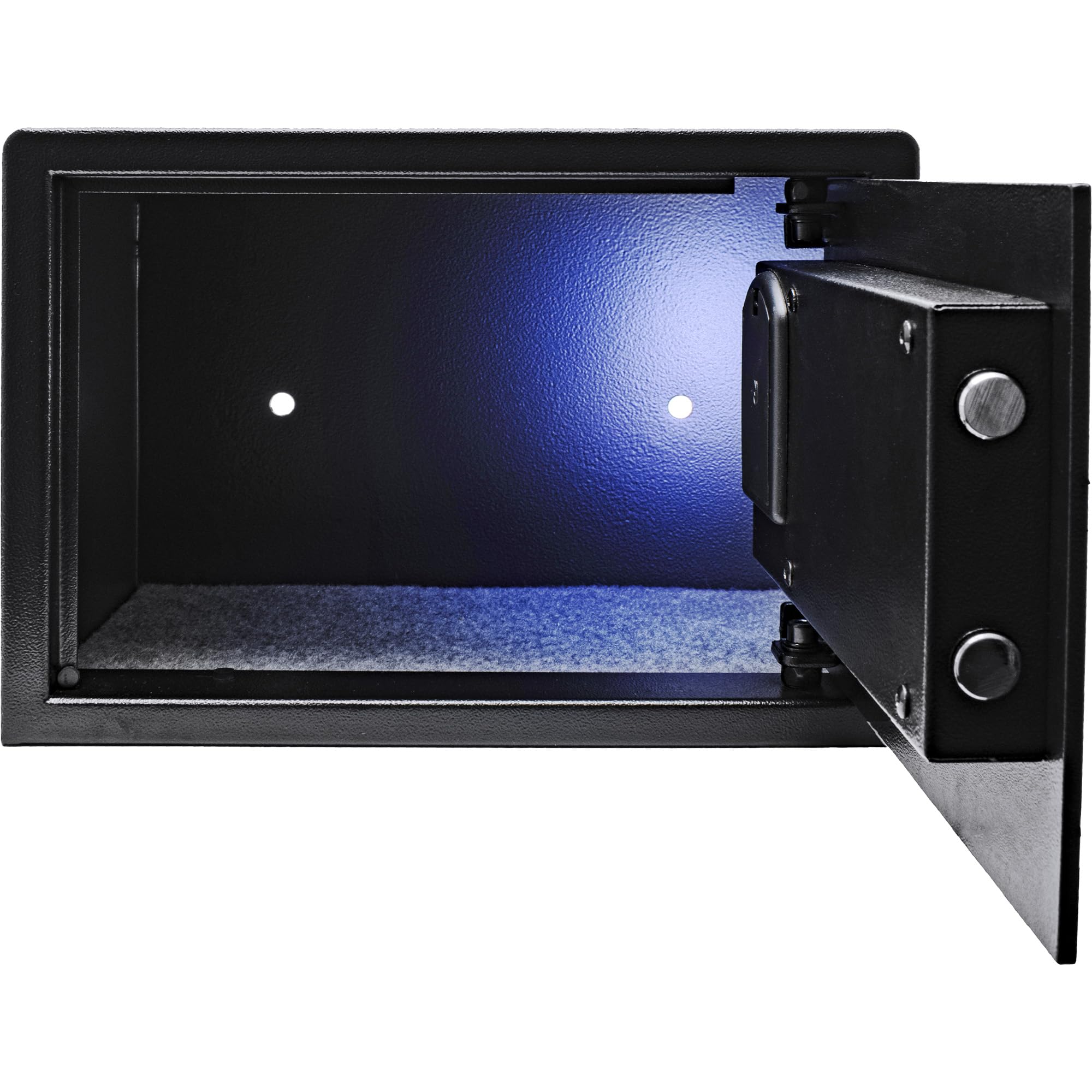 Barska Digital LED Keypad Hotel Safe with Motorized Locking Bolts & Interior Light - Secure Document Storage for Home, Office, and Hotel Use