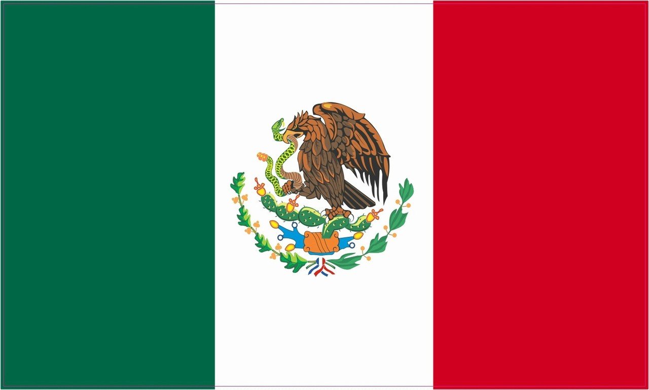 StickerTalk Mexican Flag Magnet - 5x3 Inches - Premium Fridge Magnet for Home, Office, Car - Perfect for Decor, Gifts & Patriotic Displays