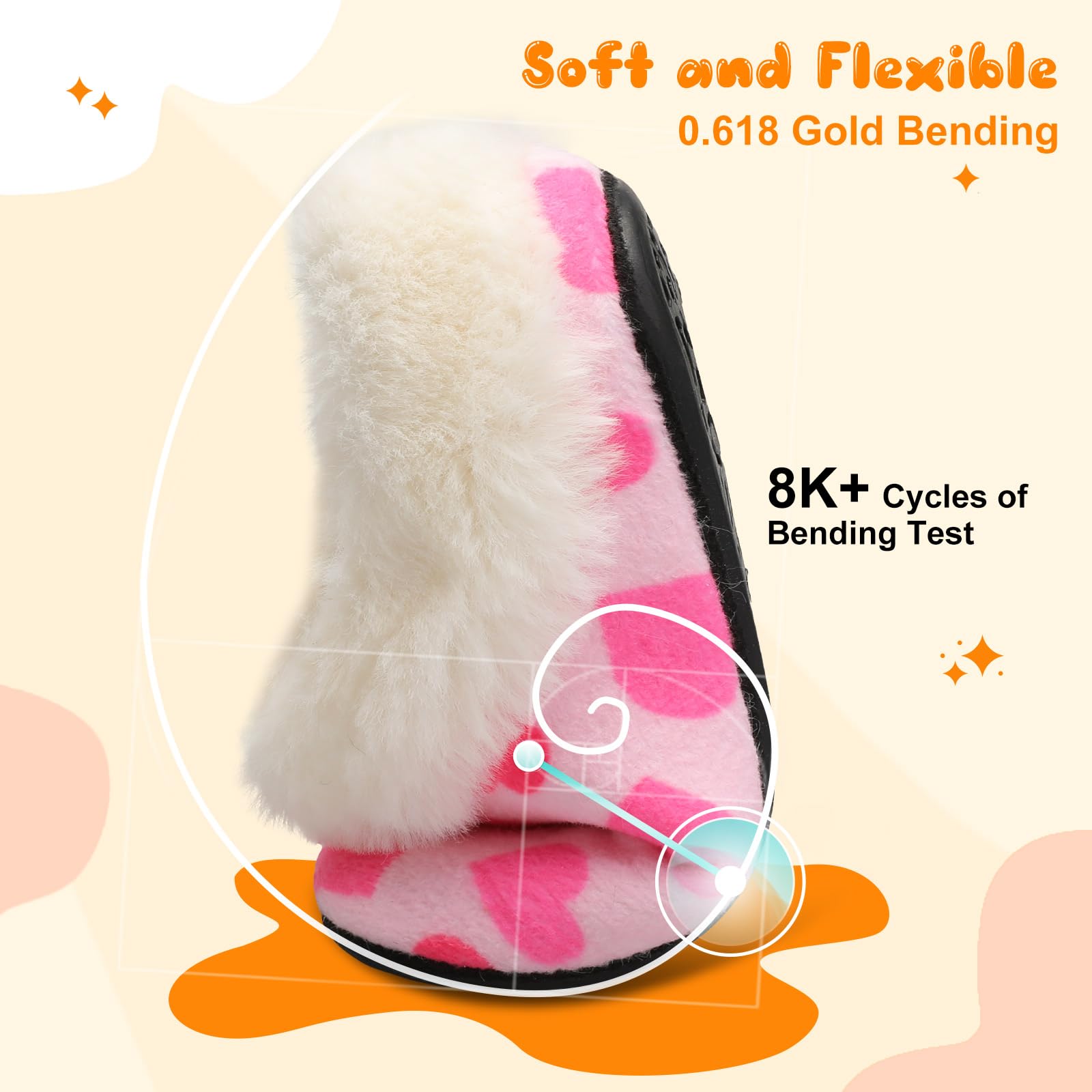FEETCITY Toddler Slippers for Kids - Lightweight Indoor House Shoes for Boys & Girls - Perfect for Home & Daycare