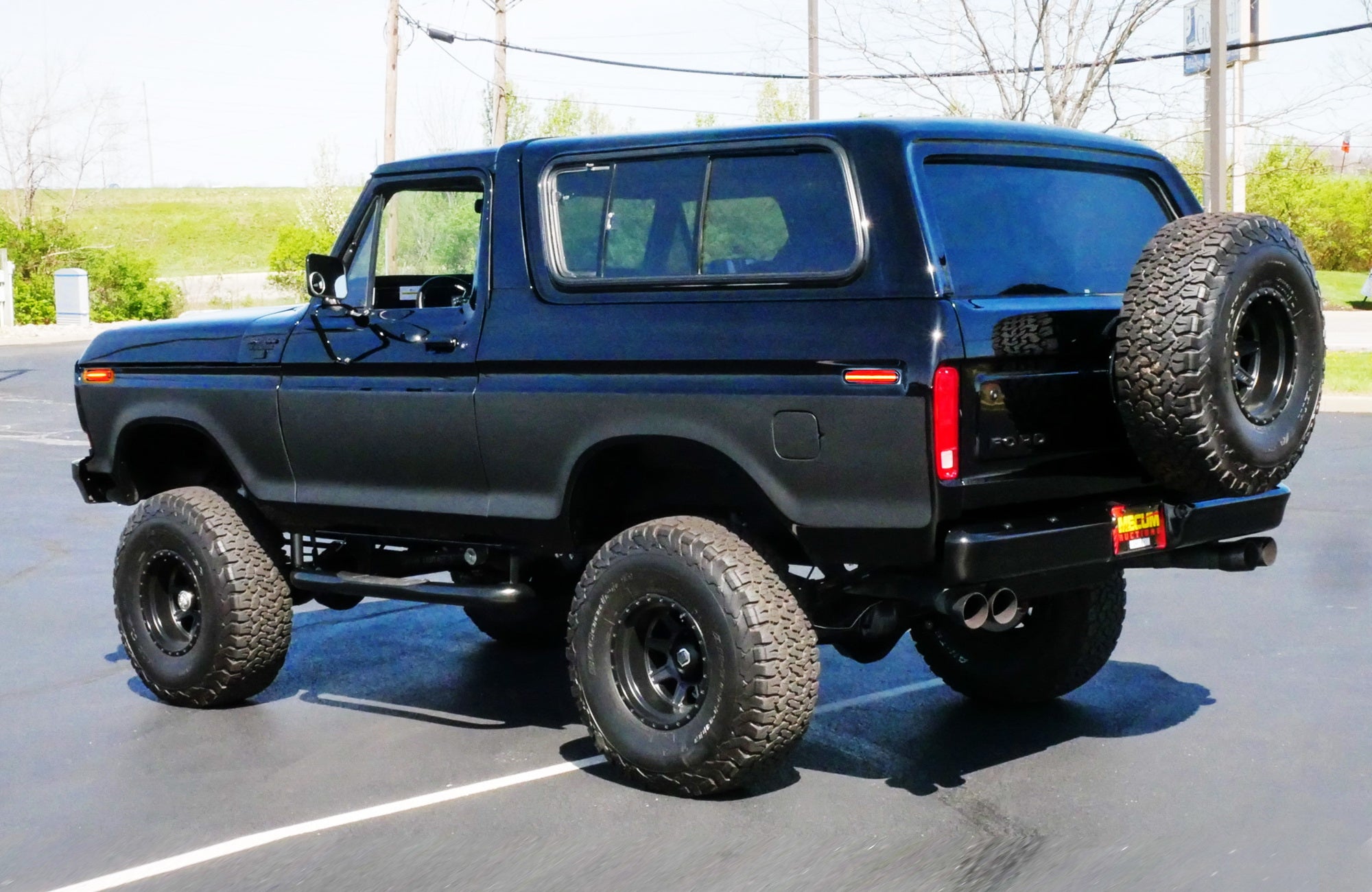 Smoked Amber/Red Full LED Strip Side Markers for 1973-1979 Ford Bronco & F-Series Trucks - Durable Off-Road Lighting Upgrade for Enhanced Visibility & Style