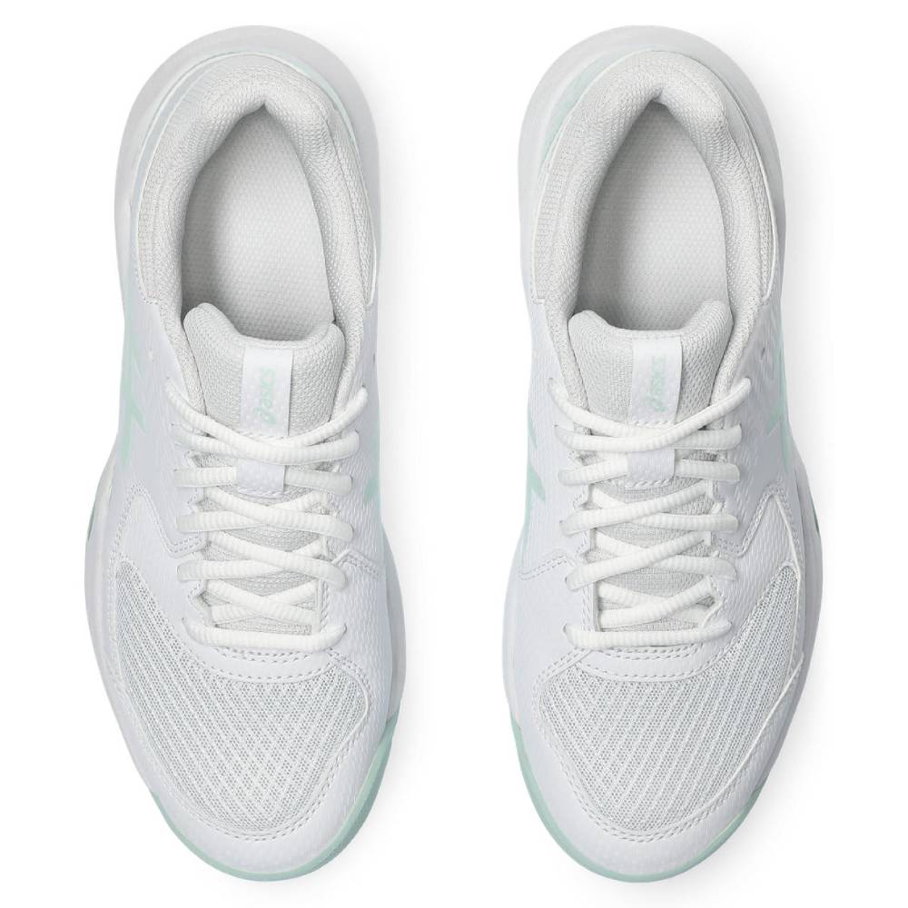 ASICS Gel-Dedicate 8 Women's Tennis Shoes - Lightweight Comfort for Court Performance | White/Pale Blue | Ideal for Tennis, Pickleball & Casual Wear