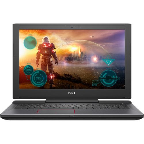 Dell Inspiron 15 Gaming Laptop - Intel Core i7-7700HQ, 16GB RAM, 128GB SSD + 1TB HDD, NVIDIA GTX 1060 6GB, 15.6