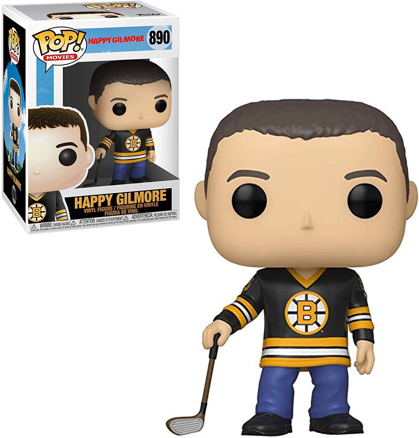 Happy Gilmore Vinyl Figure #890 - Collectible Movie Character Toy for Fans - Perfect for Display, Gifts, and Pop Culture Enthusiasts