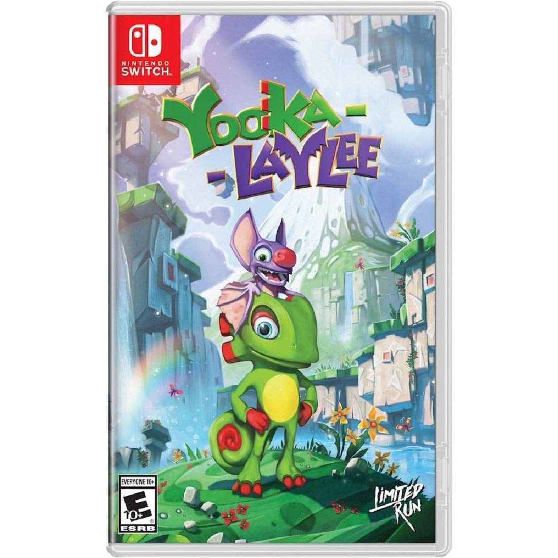 Limited Edition Yooka-Laylee Nintendo Switch Alternate Cover - Region Free for USA (2018) - Perfect for Collectors & Switch Game Display