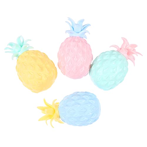2Pcs Pineapple Anti-Stress Squeeze Toys for Kids - Fun Grape Ball Sensory Fidget Toys for Anxiety Relief & Stress Relief - Perfect for Classrooms, Therapy, and Home Play