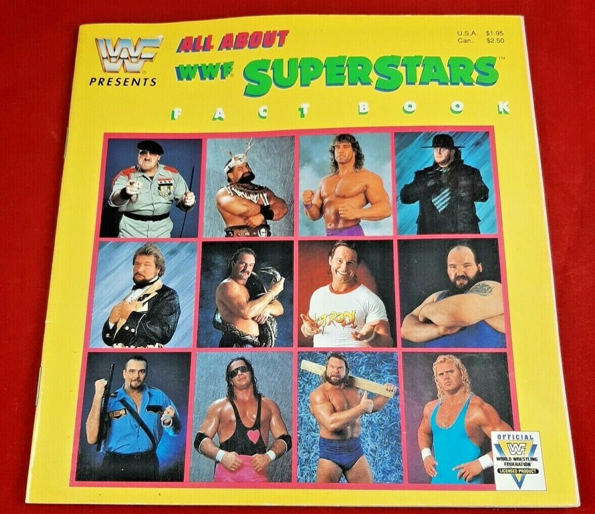 1991 All About Superstars Fact Book by Checkerboard - Vintage Celebrity Trivia & Biography Collection - Perfect for Pop Culture Fans and Nostalgic Gift Ideas