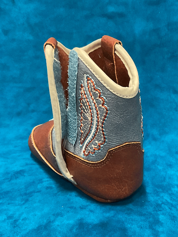 Ariat A442002308 Infant Lil Stompers Boots - Brown Leather Western Boots for Toddlers - Perfect for Outdoor Play & Cowboy-Themed Parties
