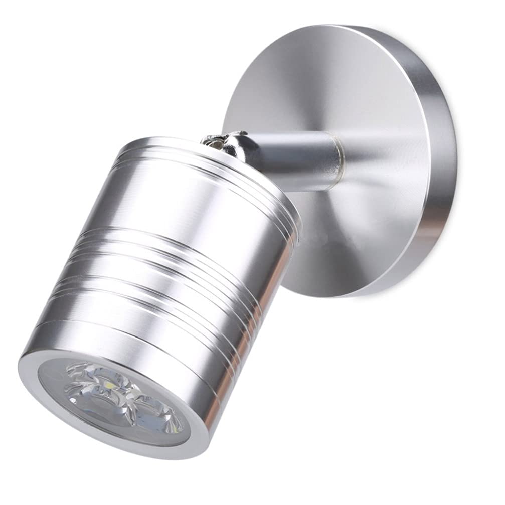 FOMIYES 3W Round LED Track Light Spotlight - 220V Warm White for Kitchen, Dining Room, Living Room Lighting | Modern Home & Commercial Interior Decoration