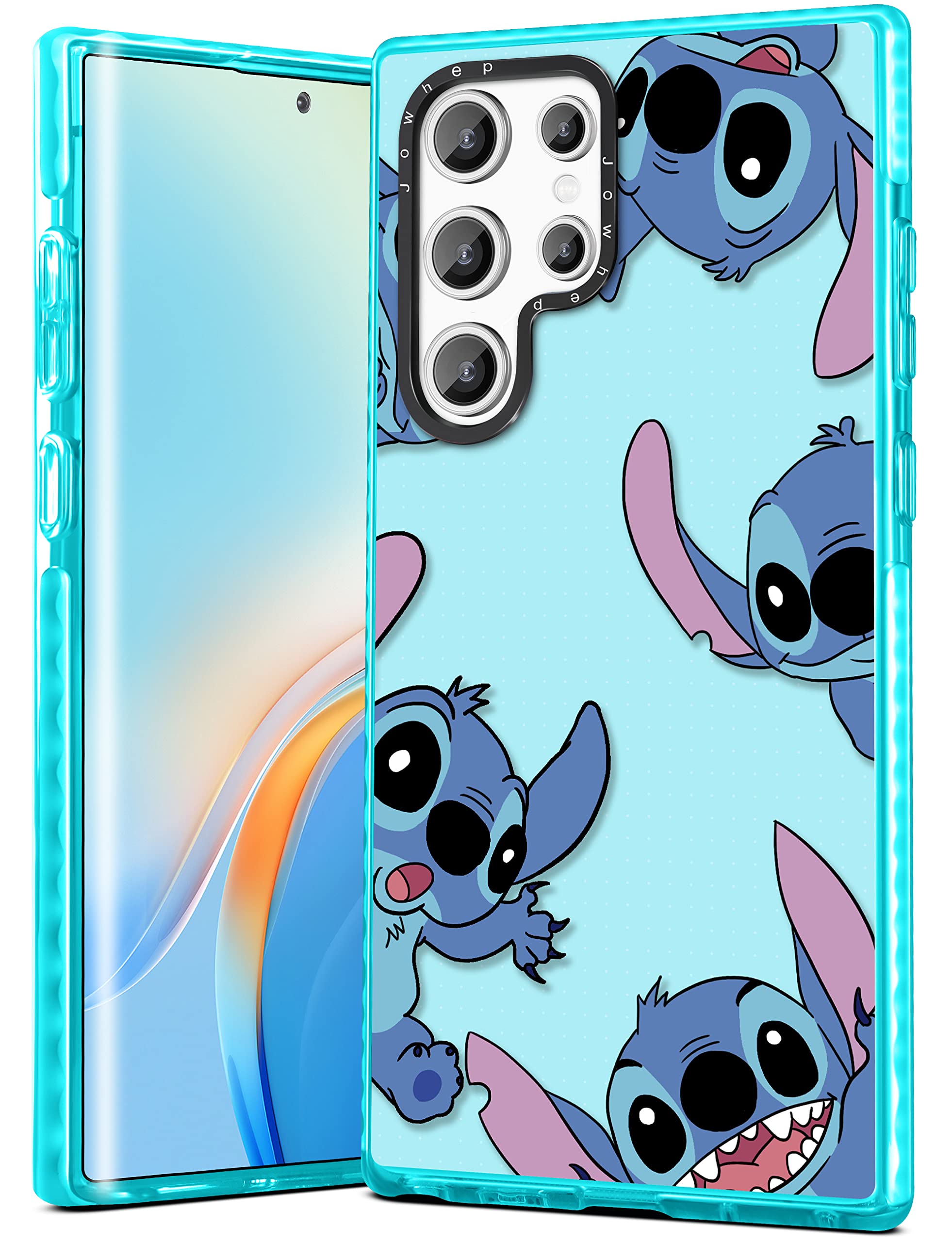Cute Cartoon Character Samsung Galaxy S22 Ultra Case - Soft TPU Protective Cover for Girls, Kids & Teens - Fun, Unique & Kawaii Design - Perfect for School, Travel & Everyday Use