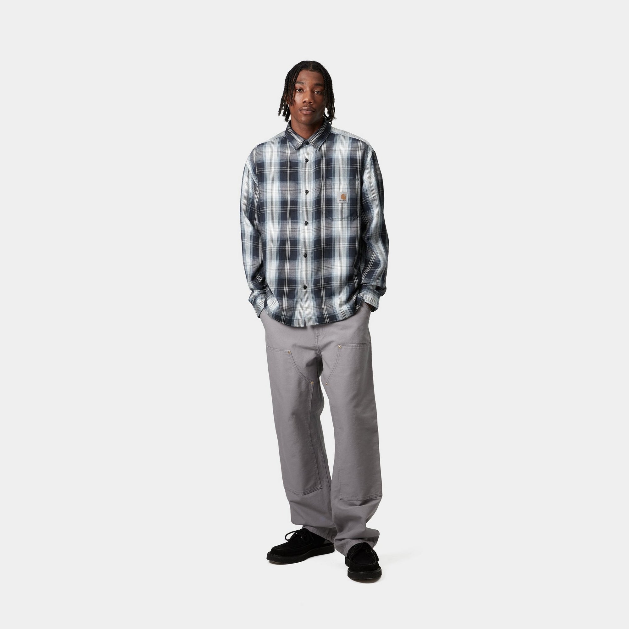 Blanton Men's Checkered Flannel Shirt - Casual Button Down Plaid Shirt for Men | Mizar | Perfect for Outdoor Adventures, Casual Wear & Layering
